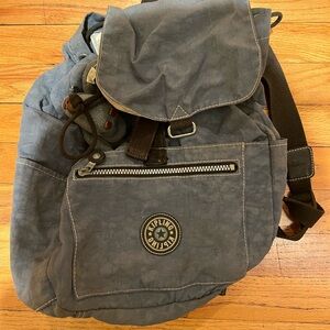 Kipling light blue backpack